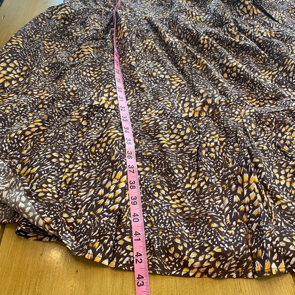 French Connection Women’s Faith Tiered Midi High Neck Ruffle New Dress size 10 - Picture 7 of 16